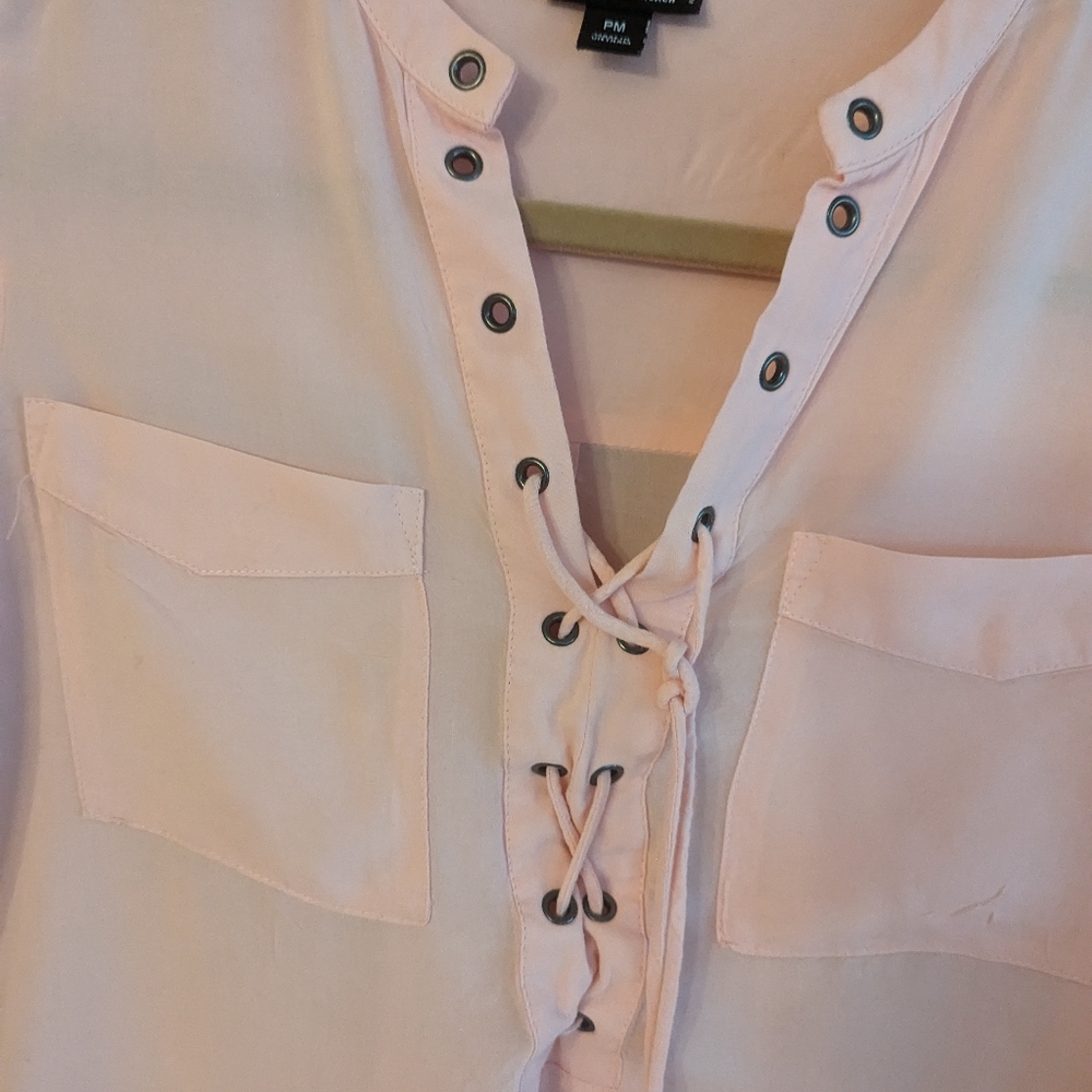 Ana Petite Medium Peach blouse - Picture 11 of 13